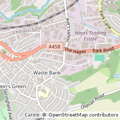 Map of Stourbridge, West Midlands