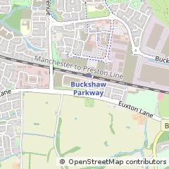 Map of Chorley, Lancashire