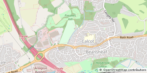 Map of Reading, Berkshire