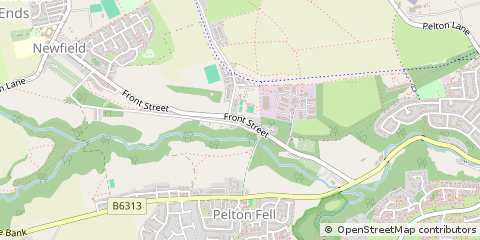 Map of Chester LE Street, Durham