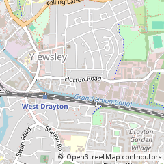 Map of Horton Road, West Drayton