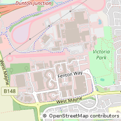 Map of Basildon, Essex