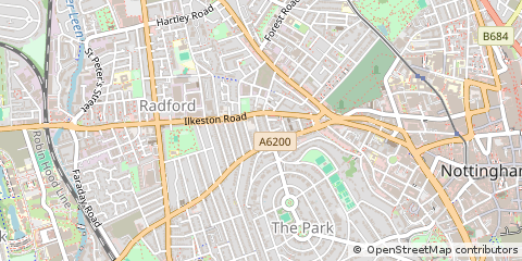 Map of Nottingham