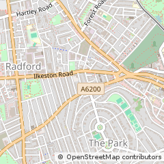 Map of Nottingham