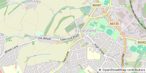 Map of Sheffield