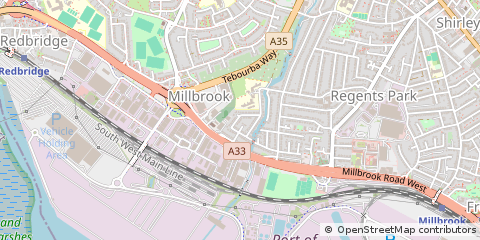 Map of Southampton