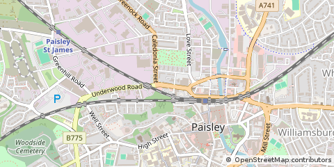 Map of Paisley