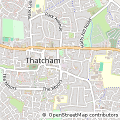 Map of Thatcham, Berkshire
