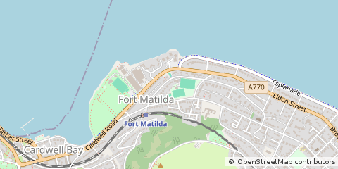 Map of Greenock