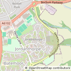 Map of Sheffield