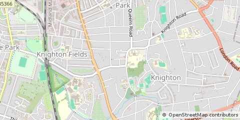 Map of Leicester