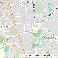 Map of Leicester