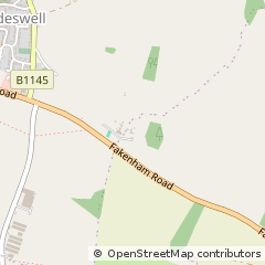 Map of Dereham