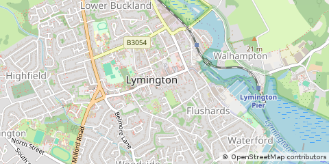Map of Lymington