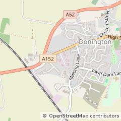 Map of Spalding, Lincolnshire