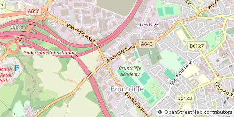 Map of Morley Leeds, West Yorkshire