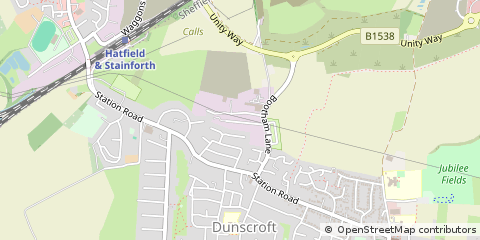 Map of Doncaster, South Yorkshire