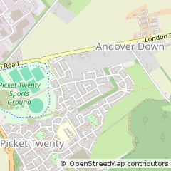 Map of Andover, Hampshire