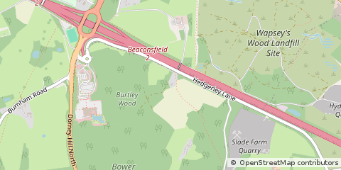 Map of Beaconsfield, Bucks