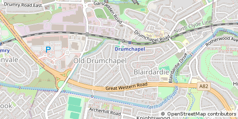 Map of Glasgow