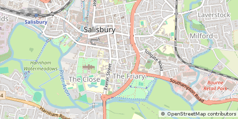 Map of Salisbury
