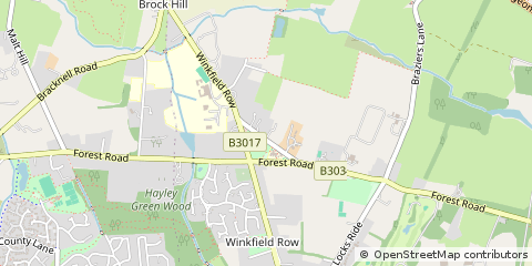 Map of Bracknell