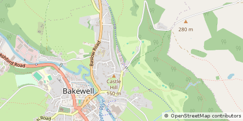 Map of Bakewell
