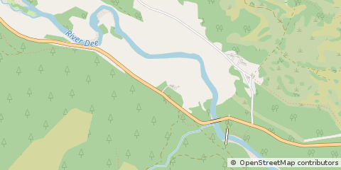 Map of Braemar, Aberdeenshire