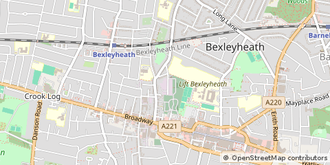 Map of Bexleyheath