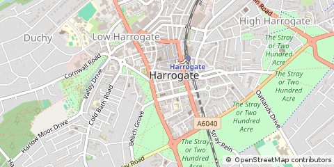 Map of Harrogate