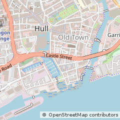 Map of Hull, East Yorkshire