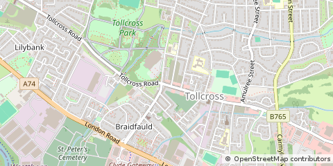 Map of Glasgow