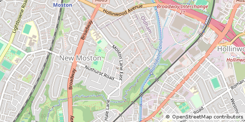 Map of Manchester