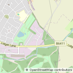 Map of Rotherham, South Yorkshire