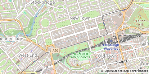 Map of Edinburgh
