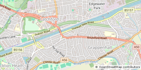 Map of London, Cheshire