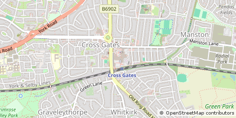 Map of Leeds