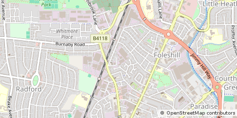 Map of Coventry