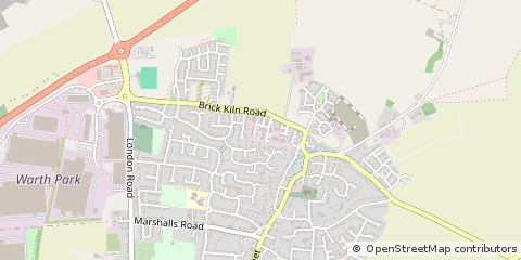 Map of Wellingborough, Northamptonshire