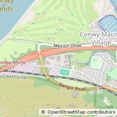 Map of Conwy