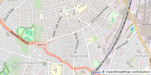 Map of Derby