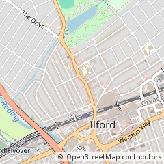 Map of Ilford