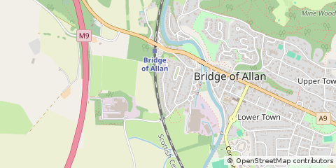 Map of Bridge of Allan