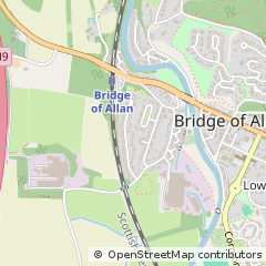 Map of Bridge of Allan