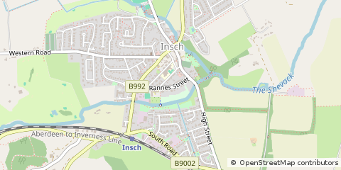 Map of Insch