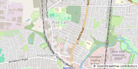 Map of Darlington