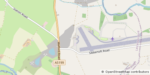 Map of Lutterworth, Leicestershire