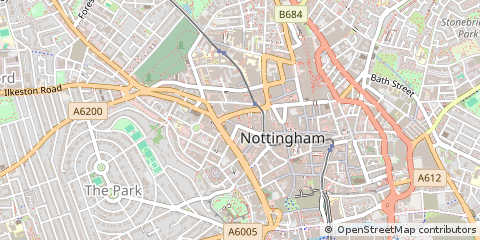 Map of Nottingham