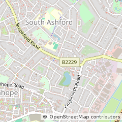 Map of Ashford, Kent