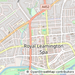 Map of Leamington SPA, Warwickshire